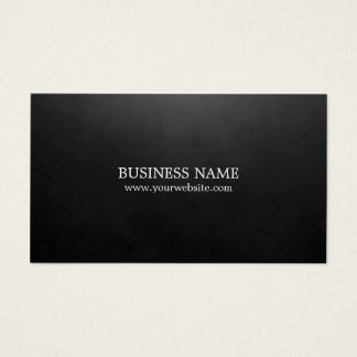 Minimalist Elegant Textured Black Consultant Business Card