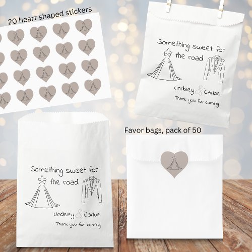 minimalist elegant wedding dress silhouette  heart sticker