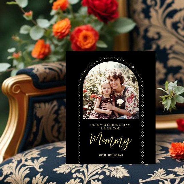 Minimalist Elegant Wedding Photo Tribute Memorial Foam Board (Minimalist Elegant Wedding Memorial Photo Signs with Arch Effect for Tribute Table Foam Boards.)