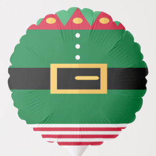 Minimalist Elf Christmas Balloon