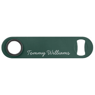 Minimalist Emerald Green Professional Simple Bar Key