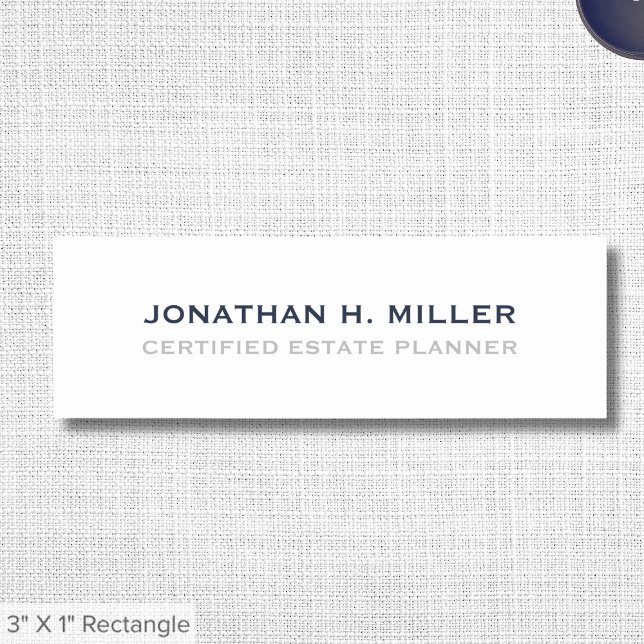 Minimalist Employee Name Tag with Title (Creator Uploaded)