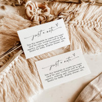 Minimalist Enclosure Card | Just A Note Card