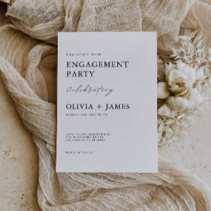 Minimalist Engagement Invitation Template