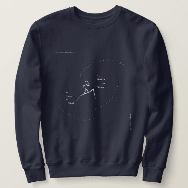 Minimalist Entrepreneur Sweatshirt Gear (Design Front)