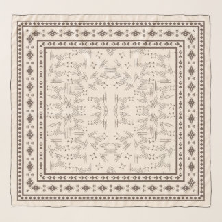 Minimalist Ethnic Hijab-Inspired Bandana Scarf