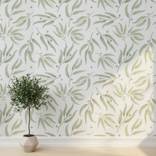Minimalist Eucalyptus Branches Sage ID1244 Wallpaper