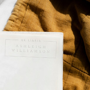 Minimalist Ex Libris Library Book Embosser