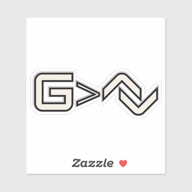 Minimalist Faith Symbol  Sticker (Sheet)