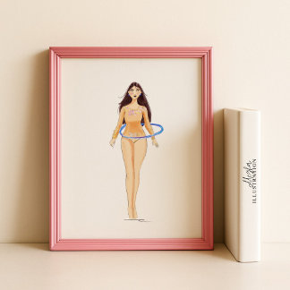 Minimalist Fashion Illustration, Modern Art Print