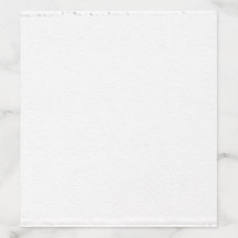 Minimalist Faux Hand Torn Deckled Edge White