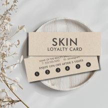 Minimalist Faux Kraft Brown Bold Skin Care