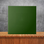 Minimalist Festive Green Plain Solid Color #1A4301 Ceramic Tile<br><div class="desc">Minimalist Sage Green Plain Solid Color  #1A4301</div>