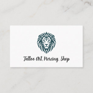 Minimalist Fine Line Tattoo Artist Appointment  Business Card