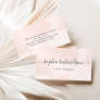 Minimalist Flair | Blush Watercolor and Script Business Card