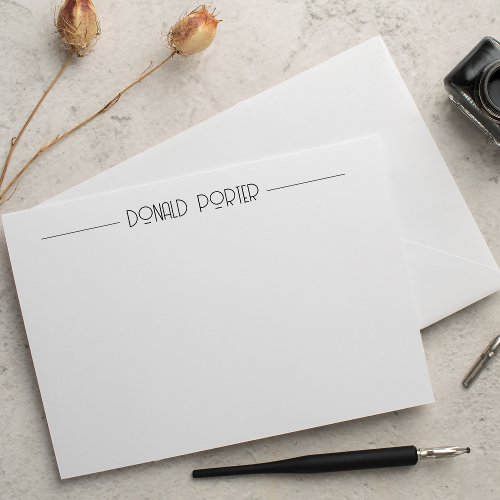 Minimalist Flat Note Card