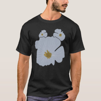 Minimalist floral art tee