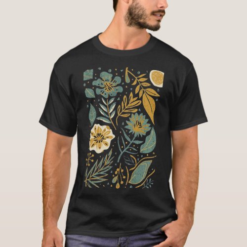 Minimalist Floral design 1 T_Shirt