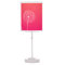 Minimalist Floral Pink White Dandelion Flower 