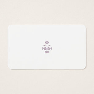 Minimalist Floral Profile Card   Soft Luxury