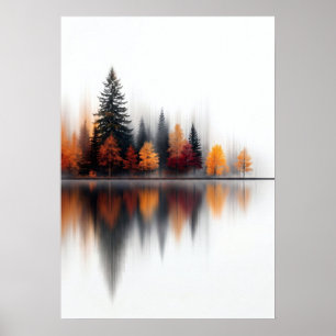 Minimalist Floral Tree Poster