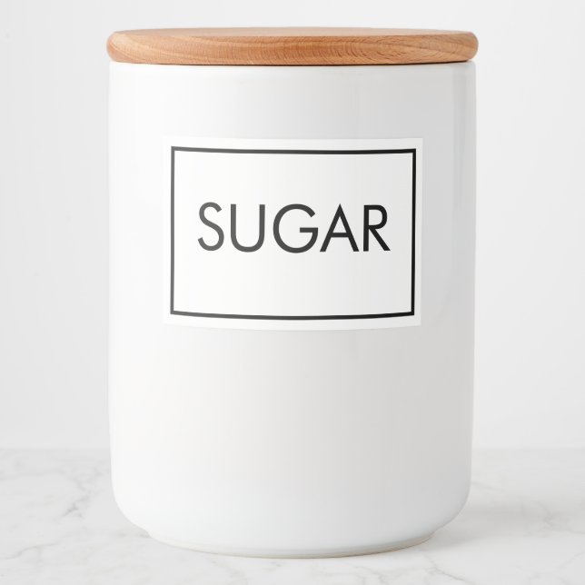 Minimalist Food Label (Front)