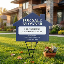 Minimalist For Sale Real Estate Sign Modern Agent