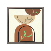 Minimalist Framed Wall Art – Modern Elegant Home D