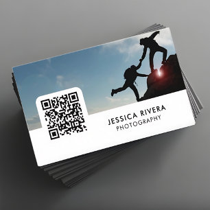 Minimalist Freelance Photographer Contact Card