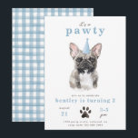 Minimalist French Bull Dog Invitation | Pawty<br><div class="desc">Minmalist French Bull Dog Invitation
Ready to be personalized by you!</div>