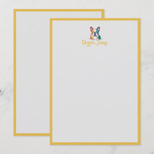Minimalist – French Bulldog Note Card