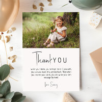 Minimalist Gender Neutral Vertical Photo Birthday