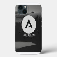 Minimalist General Contractor Logo - Black & White