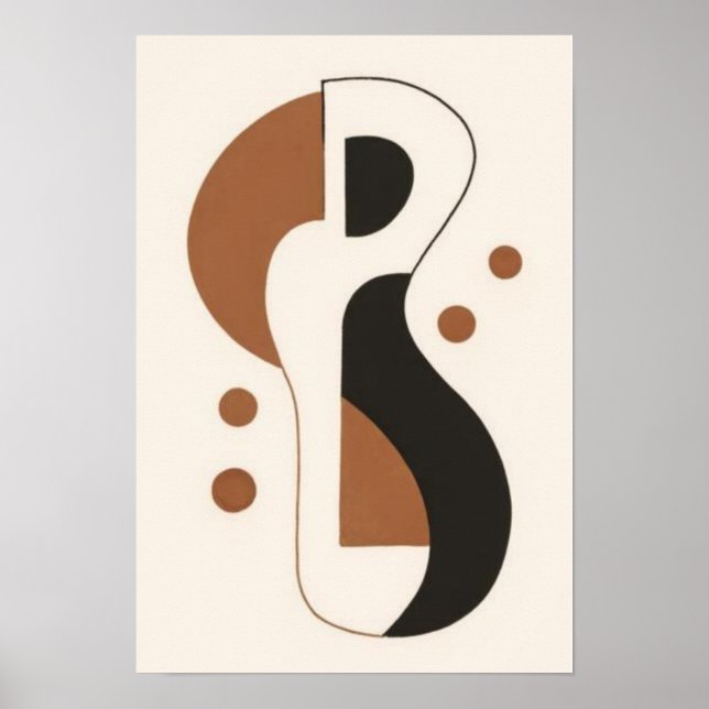 Minimalist Geometric Abstract Wall Art | Scandinav (Front)