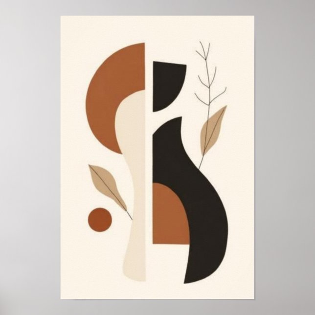 Minimalist Geometric Abstract Wall Art | Scandinav (Front)