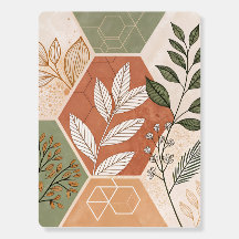 Minimalist Geometric & Botanical Canvas Art