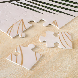 Minimalist Geometric & Botanical Puzzle – Hexagons