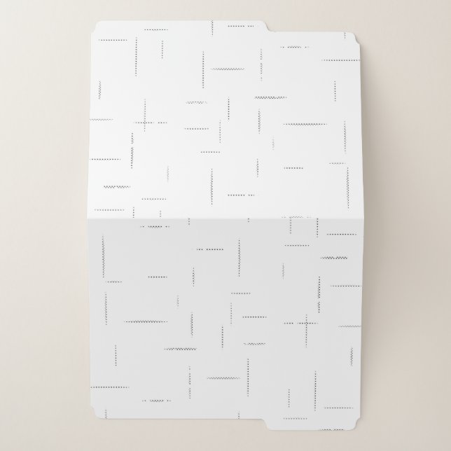 Minimalist Geometric Luxury File Folder Set (Outside Right)
