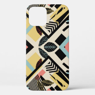 Minimalist Geometric: Pattern Design iPhone 12 Case