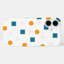 Minimalist Geometric Pattern iPhone Case
