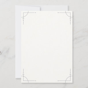 Minimalist Geometric Save the Date