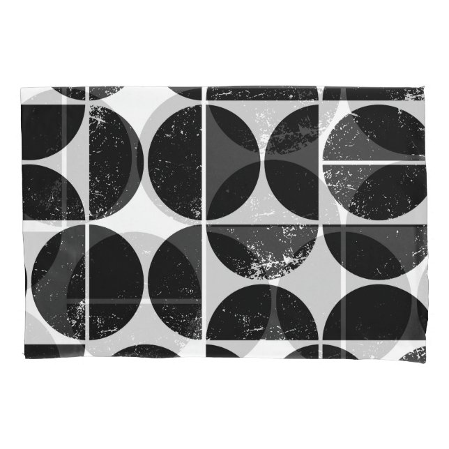 Minimalist geometric: Scandinavian semicircles. Pillow Case (Front)