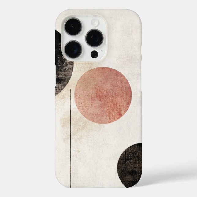 Minimalist Geometric | Sleek & Modern Abstract  Case-Mate iPhone Case (Back)