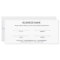 Minimalist Gift Certificate Business Card
