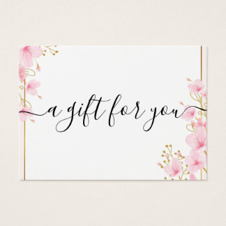 Minimalist Gift Certificate for Small Business