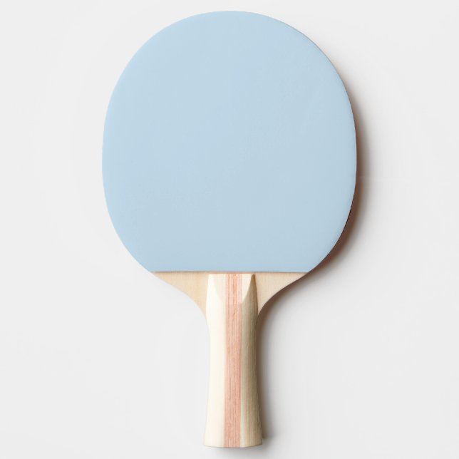 Minimalist girly chic beachy pastel aqua blue ping pong paddle (Front)