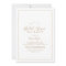 Minimalist Gold Bridal Shower Tea Party