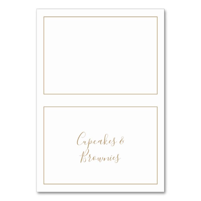 Minimalist Gold Buffet Food Labels Table Number | Zazzle minimalist-gold-buffet-food-labels-table-number-zazzle