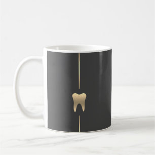 Minimalist Gold Dental Coffee Mug
