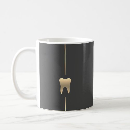 Minimalist Gold Dental Coffee Mug